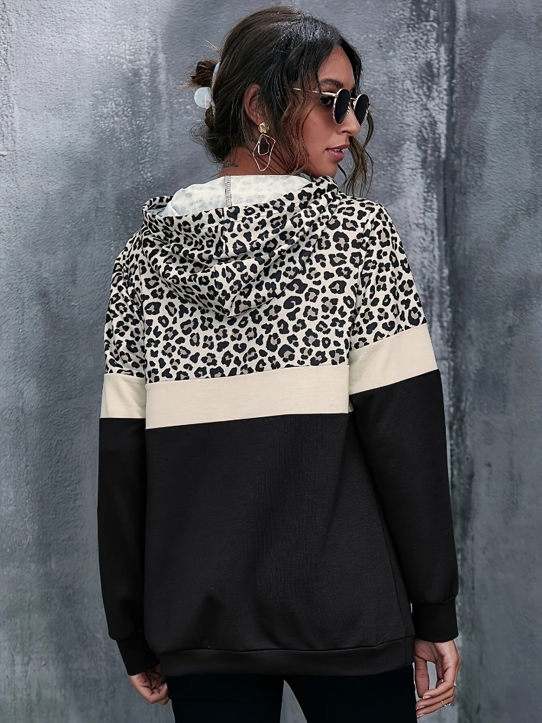 Leona™ – Onverschrokken & Fabelachtig Color Block Hoodie