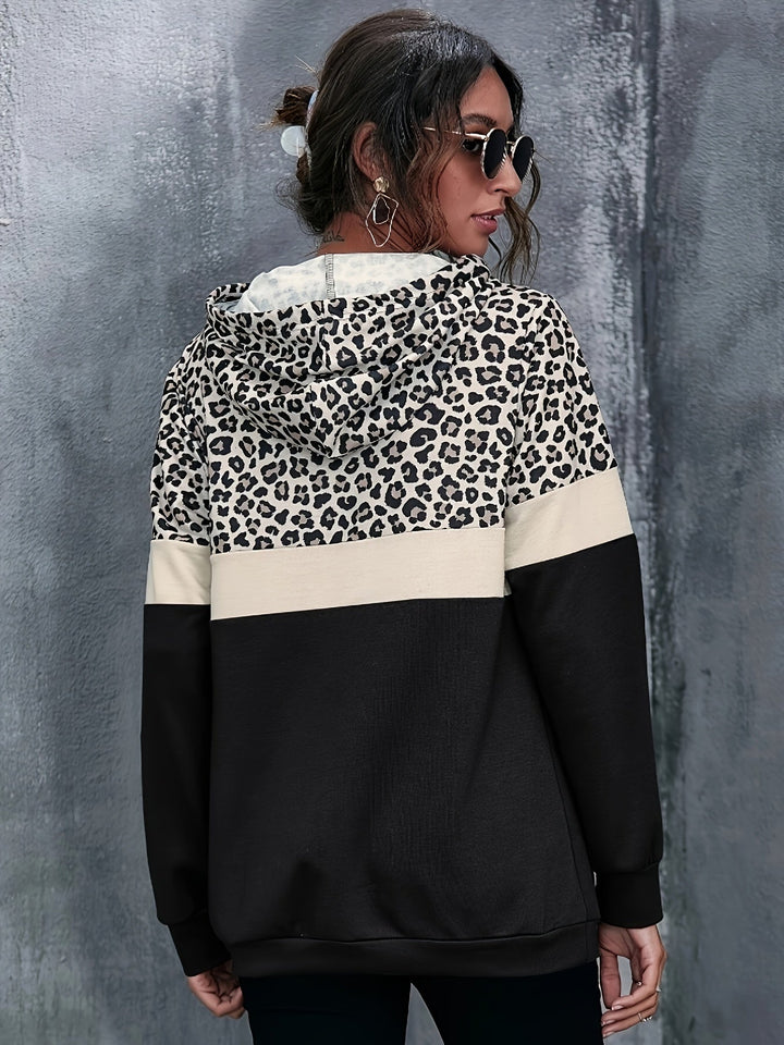 Leona™ – Onverschrokken & Fabelachtig Color Block Hoodie