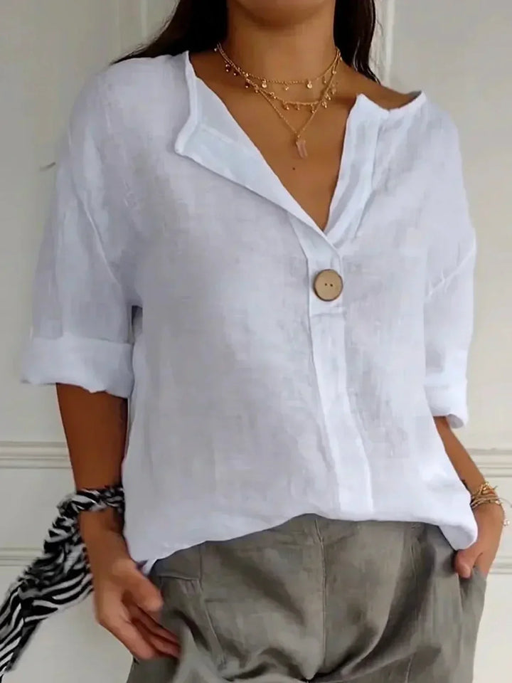 Luna - Casual V-Hals Blouse