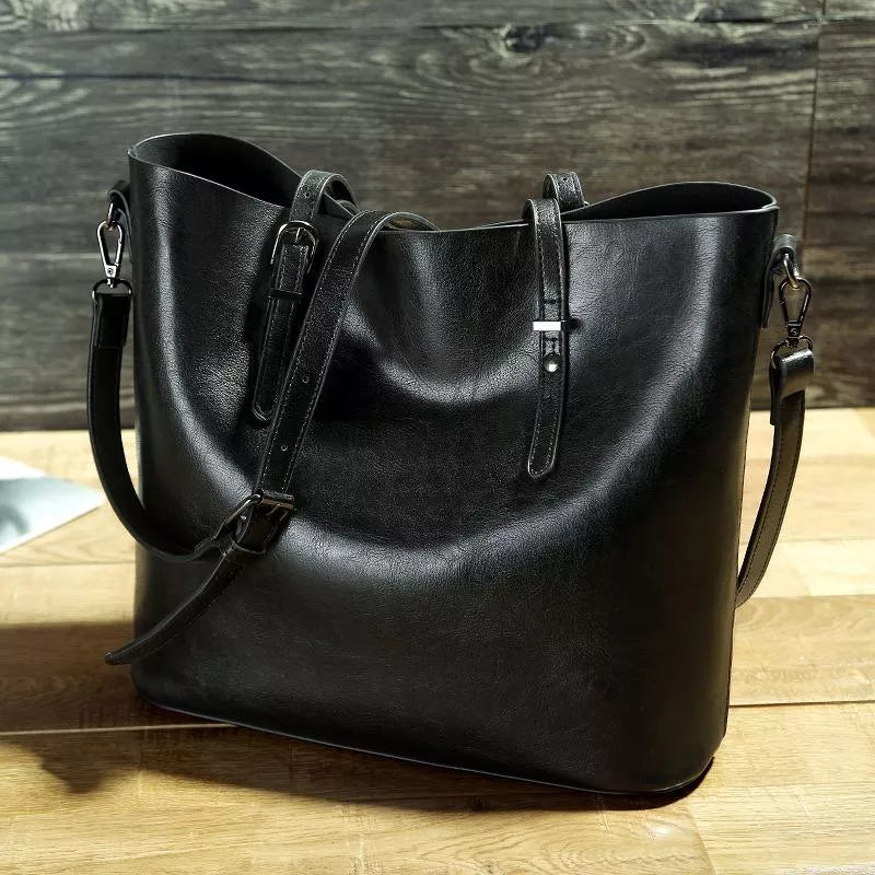 Nicole - Vintage Leren Schoudertas