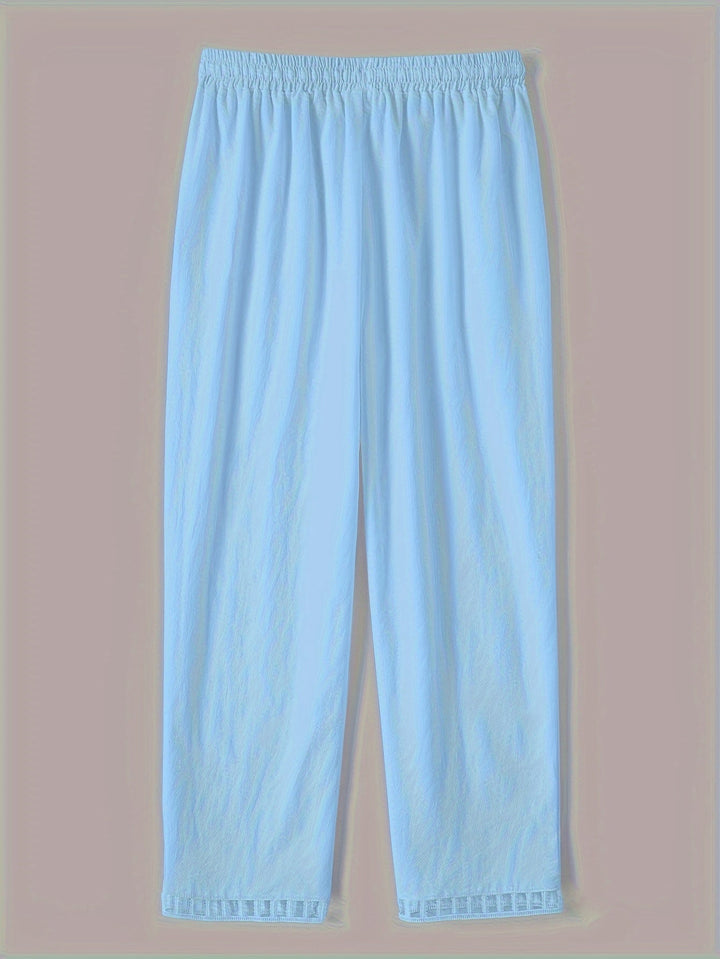 Wren – Relaxed Contrast Trim Cropped Broek