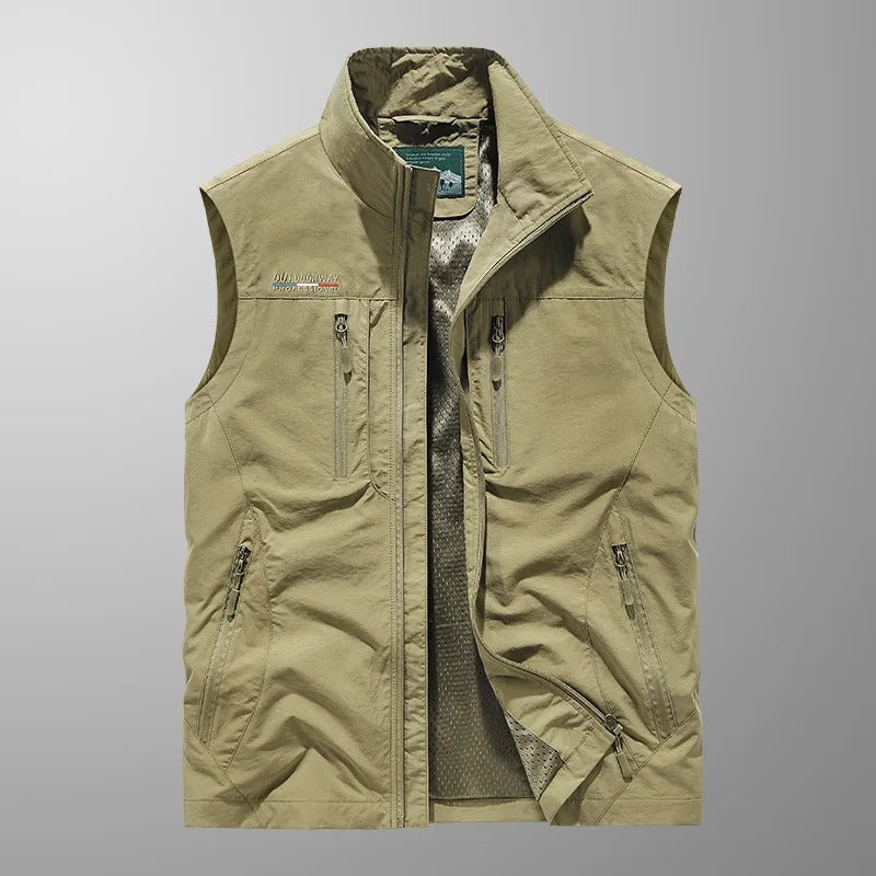 Casper™ – Ademend cargo gilet met meerdere zakken