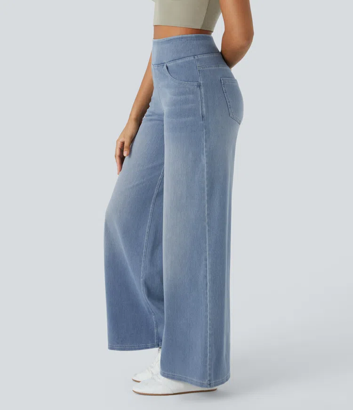 Solène - Relaxed Fit Wijde Jeans