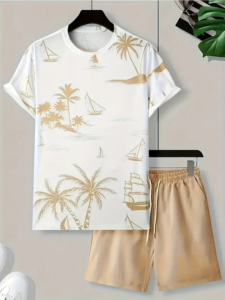 Mees™ - Elegante zomerse tweedelige bedrukte set