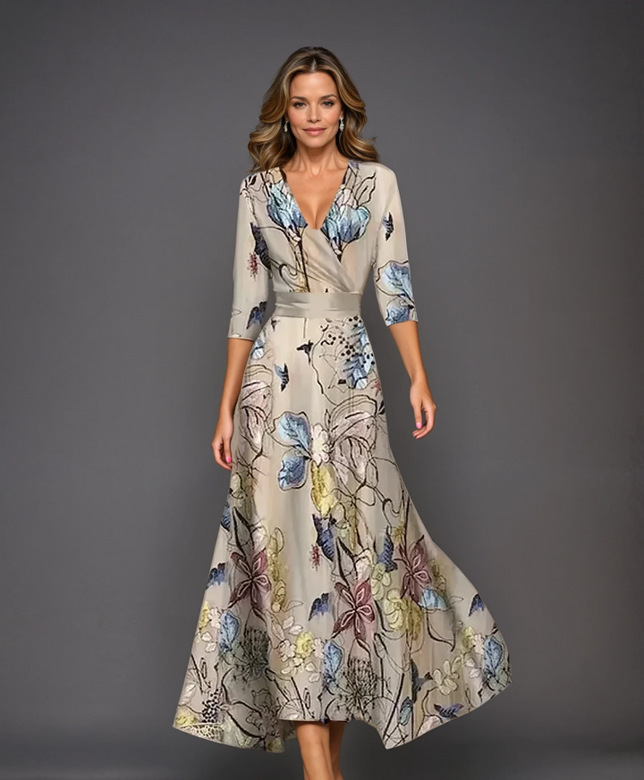 Ysa | Chic Jurk met Bloemenprint