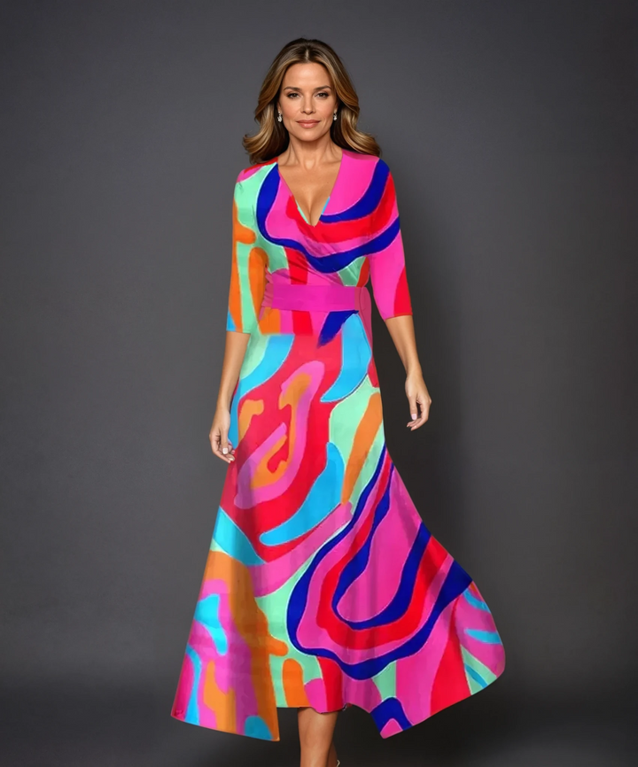 Ysa | Chic Jurk met Bloemenprint