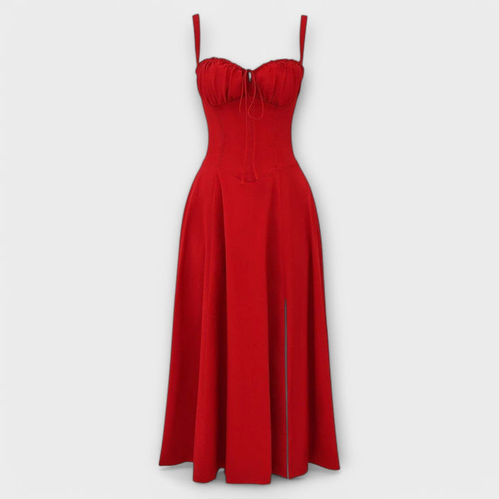 Mia™ | Midi-jurk met corset