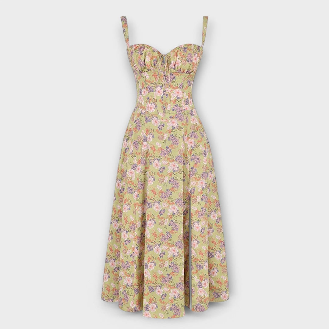 Mia™ | Midi-jurk met corset