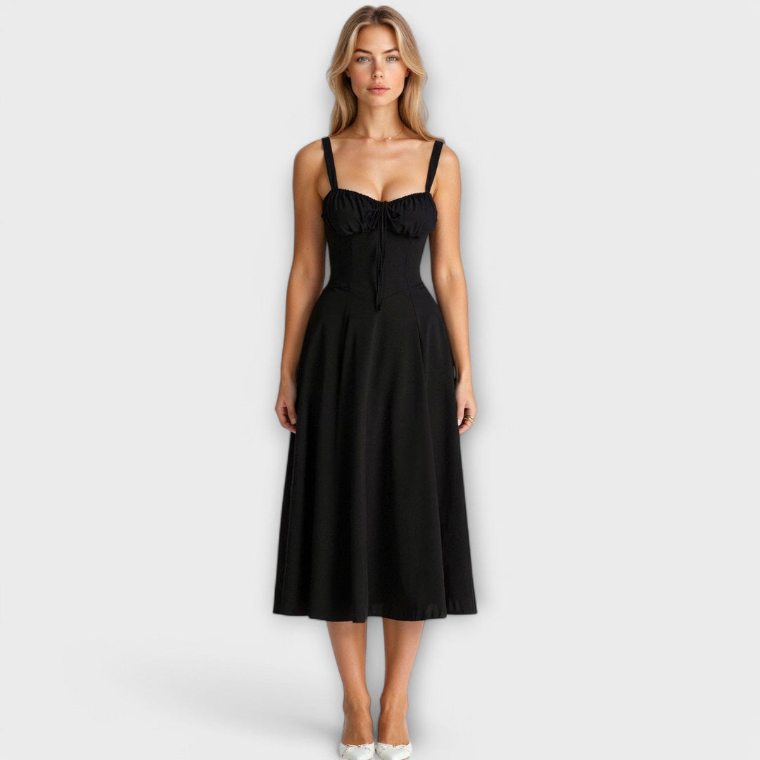 Mia™ | Midi-jurk met corset