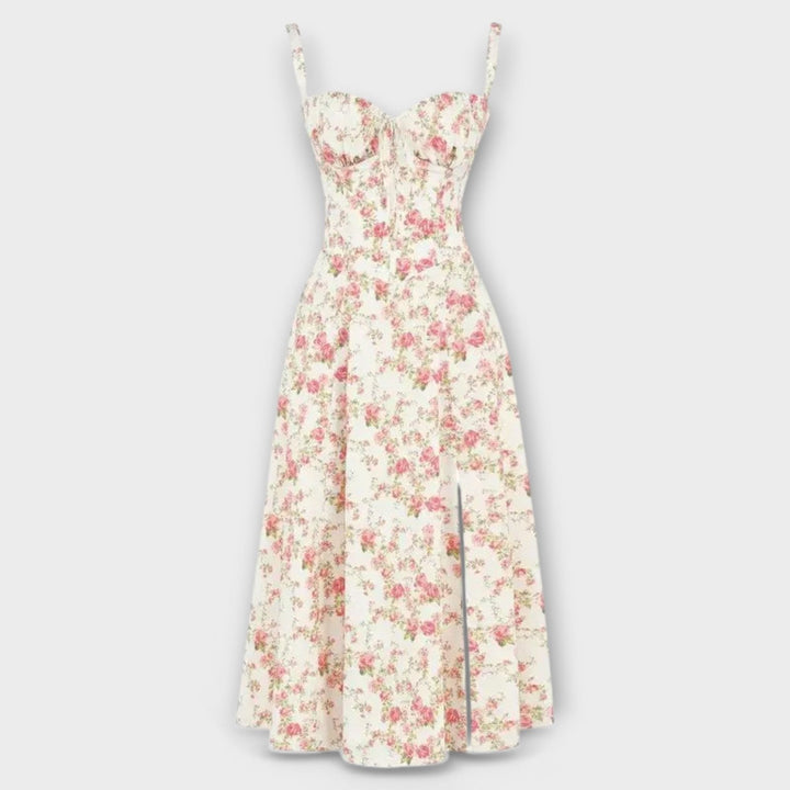 Mia™ | Midi-jurk met corset