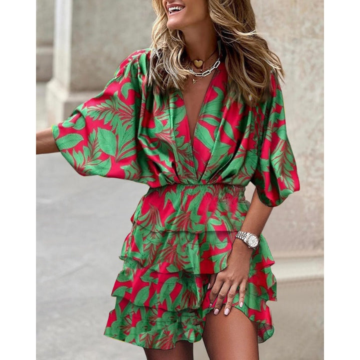 Zachi™ | Bloemen Midi Jurk