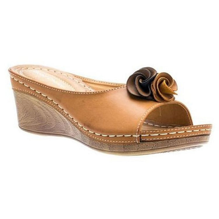 LIDIA™ - Comfortabele leren orthopedische sandalen voor vrouwen