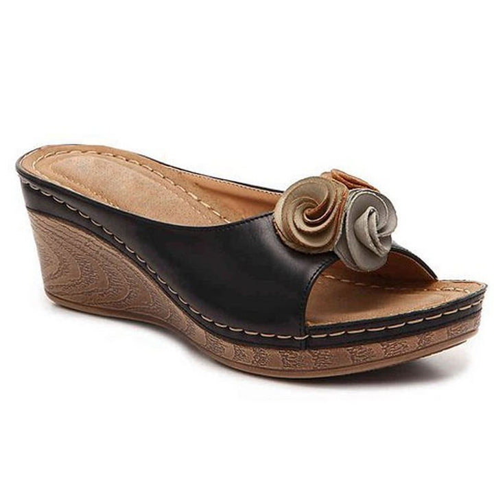 LIDIA™ - Comfortabele leren orthopedische sandalen voor vrouwen