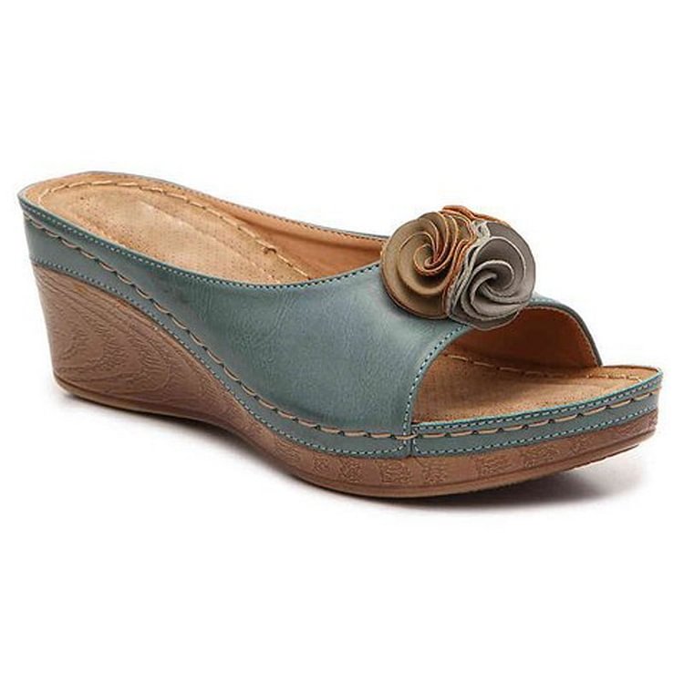 LIDIA™ - Comfortabele leren orthopedische sandalen voor vrouwen