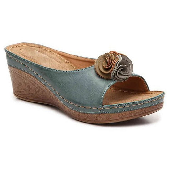 LIDIA™ - Comfortabele leren orthopedische sandalen voor vrouwen