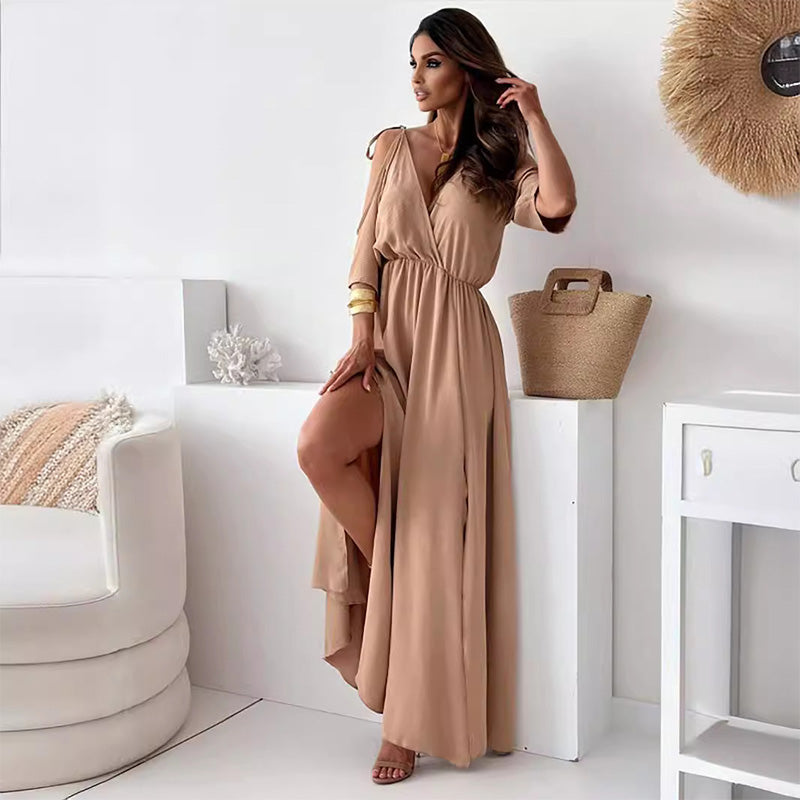 Fleur™ | Elegante Maxi-jurk met Split