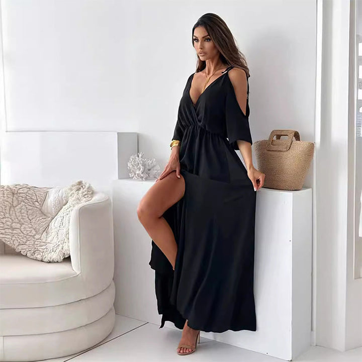 Fleur™ | Elegante Maxi-jurk met Split