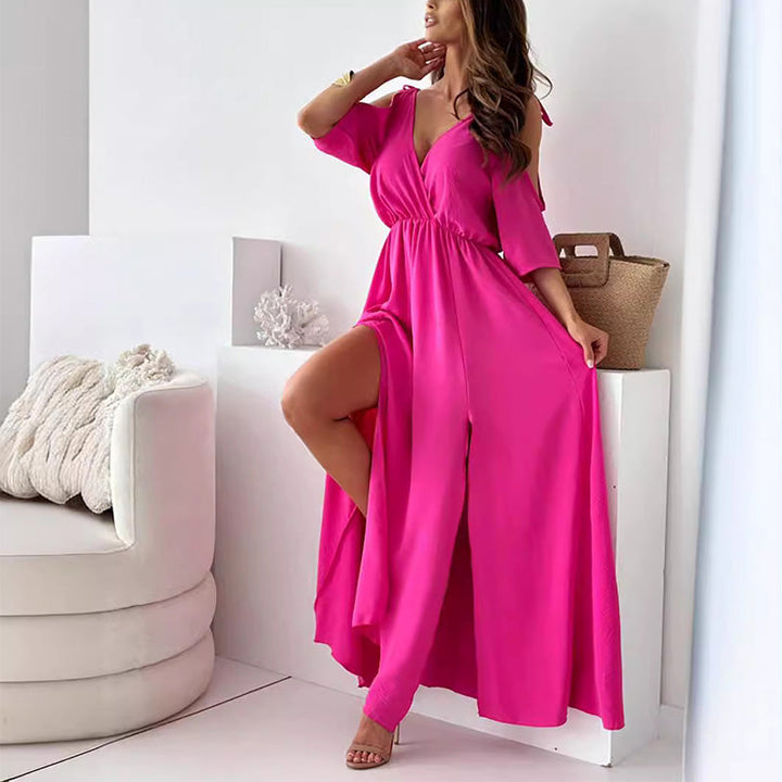 Fleur™ | Elegante Maxi-jurk met Split