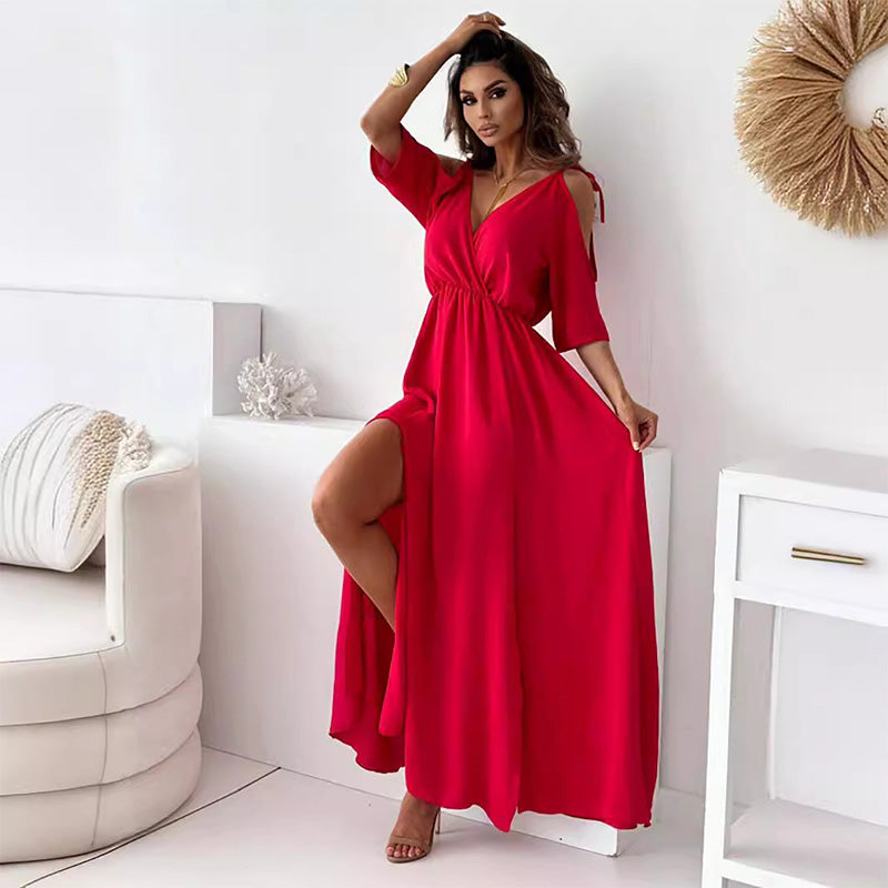 Fleur™ | Elegante Maxi-jurk met Split