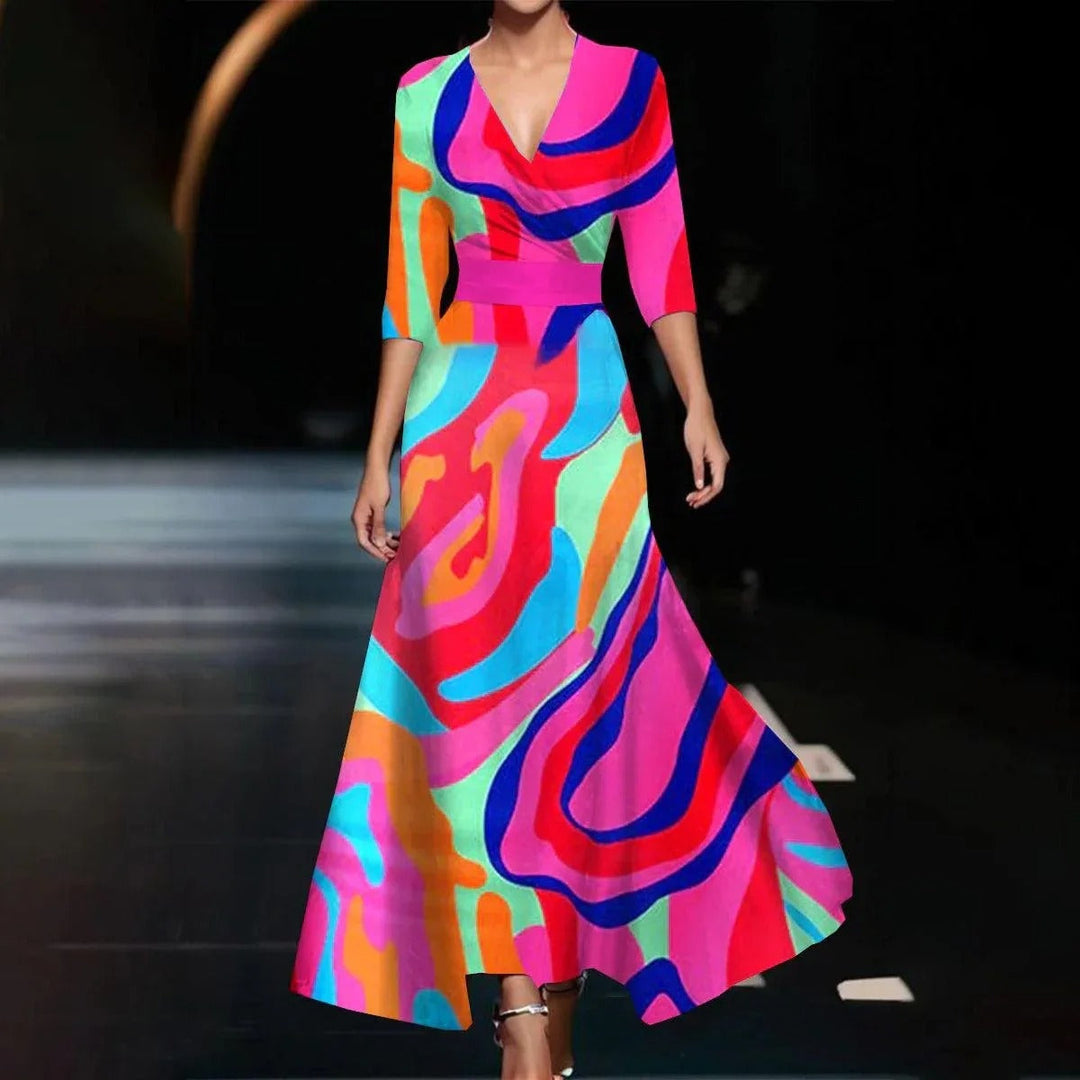 Ysa | Chic Jurk met Bloemenprint