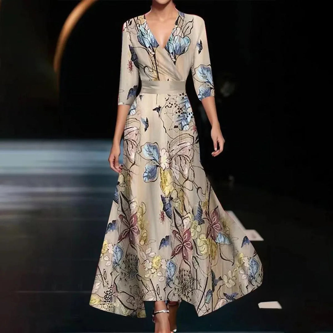 Ysa | Chic Jurk met Bloemenprint