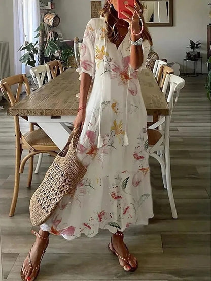 Michaela - Boho Buikbedekkende Jurk