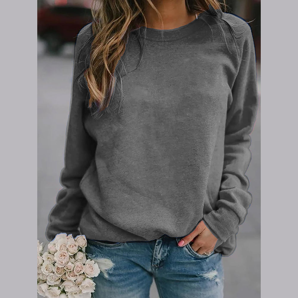 Eliza | Stijlvolle, comfortabele sweatshirt met ronde hals
