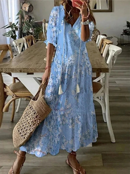 Michaela - Boho Buikbedekkende Jurk