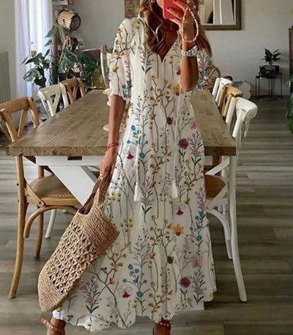 Michaela - Boho Buikbedekkende Jurk