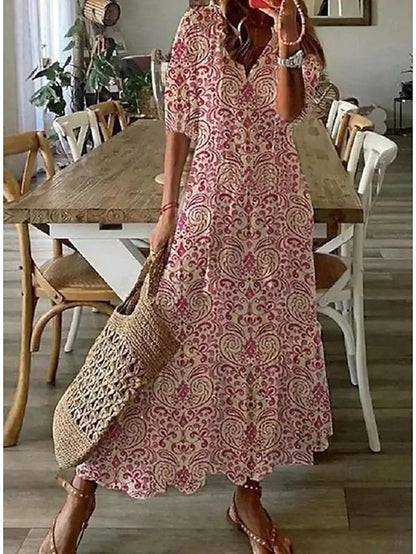 Michaela - Boho Buikbedekkende Jurk