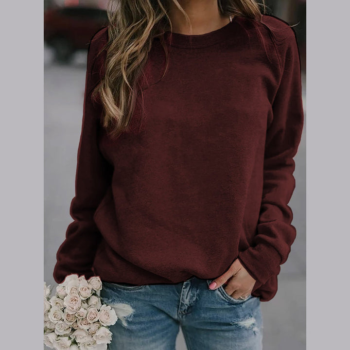 Eliza | Stijlvolle, comfortabele sweatshirt met ronde hals