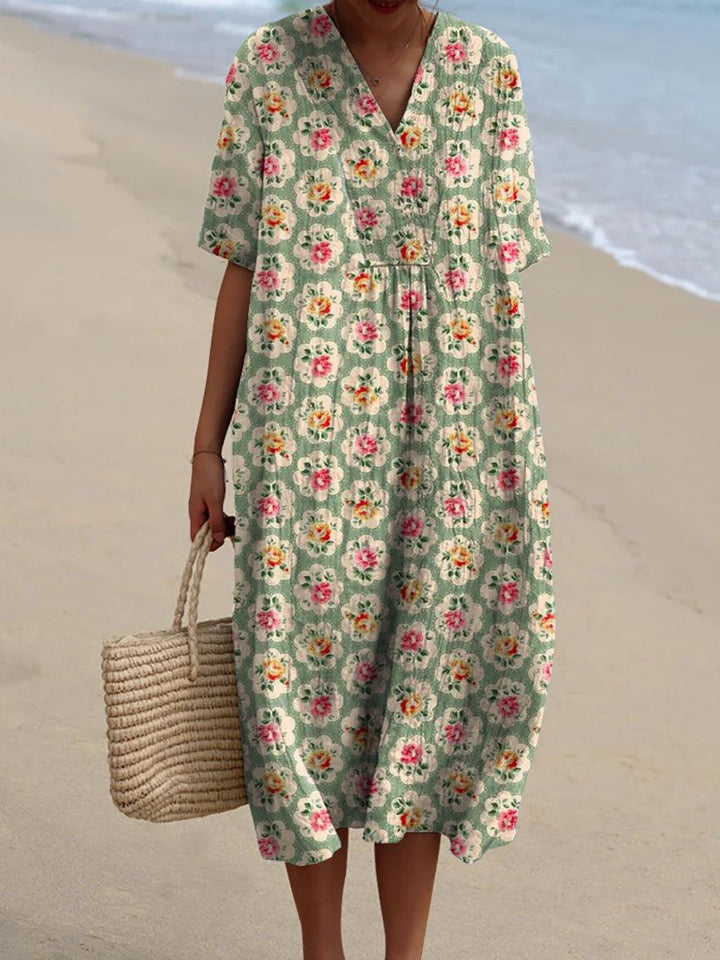 Femke - Vintage Bloemenjurk